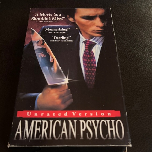 American Psycho Unrated Version VHS - Picture 1 of 2